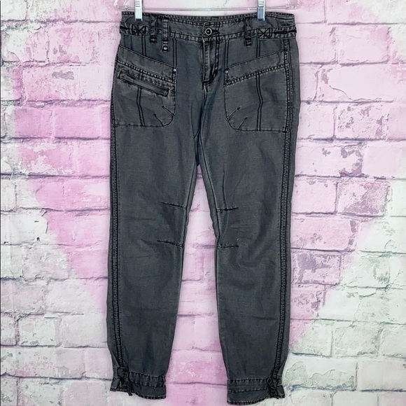 Free People Pants - Free People linen blend casual jogger pants 0